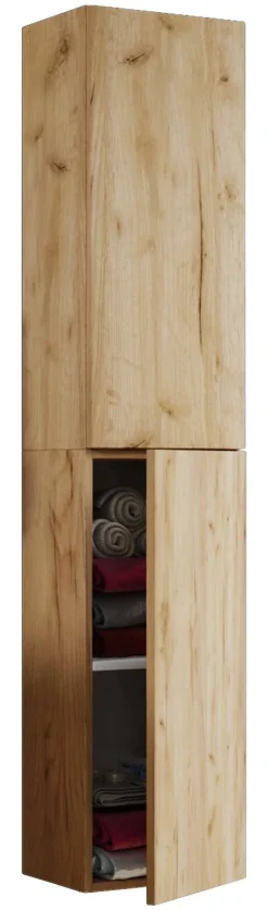 Hochschrank Lendas Eiche Honig Nachbildung B/H/T: ca. 33x150x22 cm