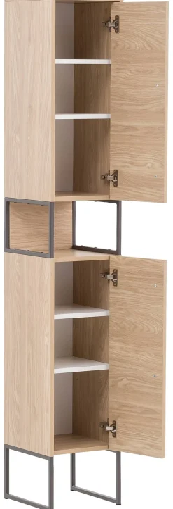 Hochschrank Limone Eiche hell Nachbildung B/H/T: ca. 30,4x183,4x33,1 cm