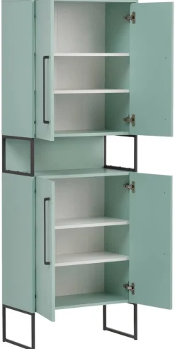 Hochschrank Limone mint B/H/T: ca. 65,2x183,4x33,1 cm