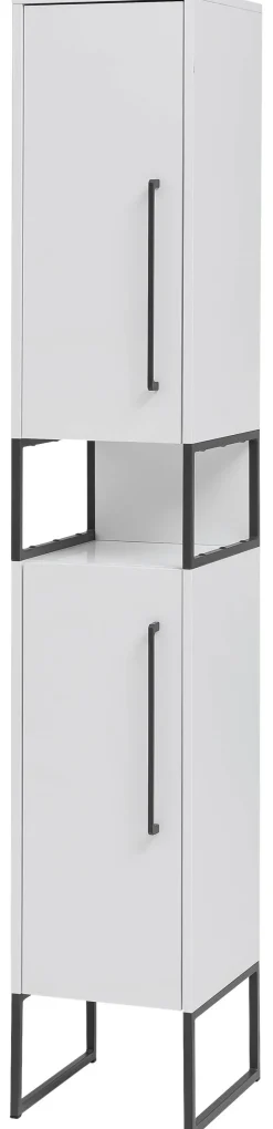 Hochschrank Limone weiß B/H/T: ca. 30,4x183,4x33,1 cm