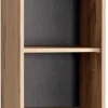Hochschrank Mailand Eiche Viking Nachbildung anthrazit B/H/T: ca. 35x190x35 cm