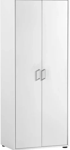 Hochschrank Niels weiß perlweiß Optik B/H/T: ca. 65x163,6x41 cm