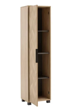 Hochschrank Piazza Eiche Nachbildung B/H/T: ca. 40,3x157,8x33,05 cm