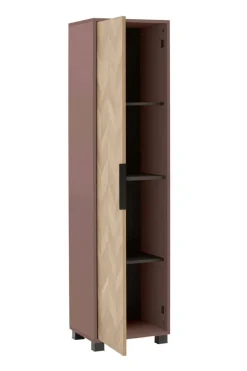 Hochschrank Piazza mauve B/H/T: ca. 40,3x157,8x33,05 cm