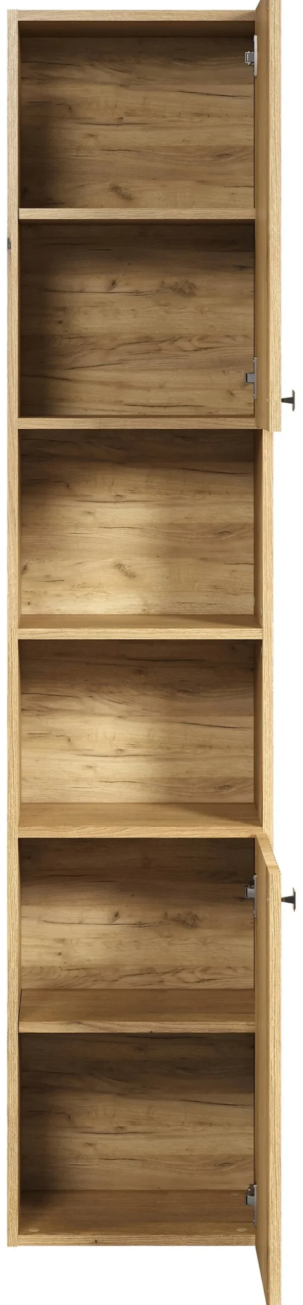 Hochschrank Pure Bliss Eiche Evoke Oak Nachbildung schwarz B/H/T: ca. 40x186x31 cm