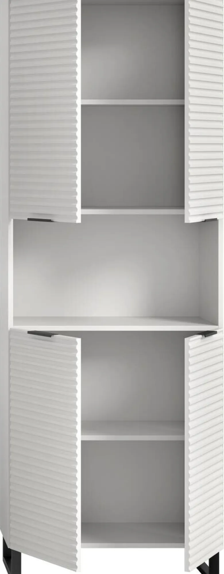 Hochschrank Riff weiß B/H/T: ca. 70x193x34 cm