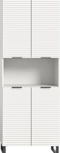 Hochschrank Riff weiß B/H/T: ca. 70x193x34 cm