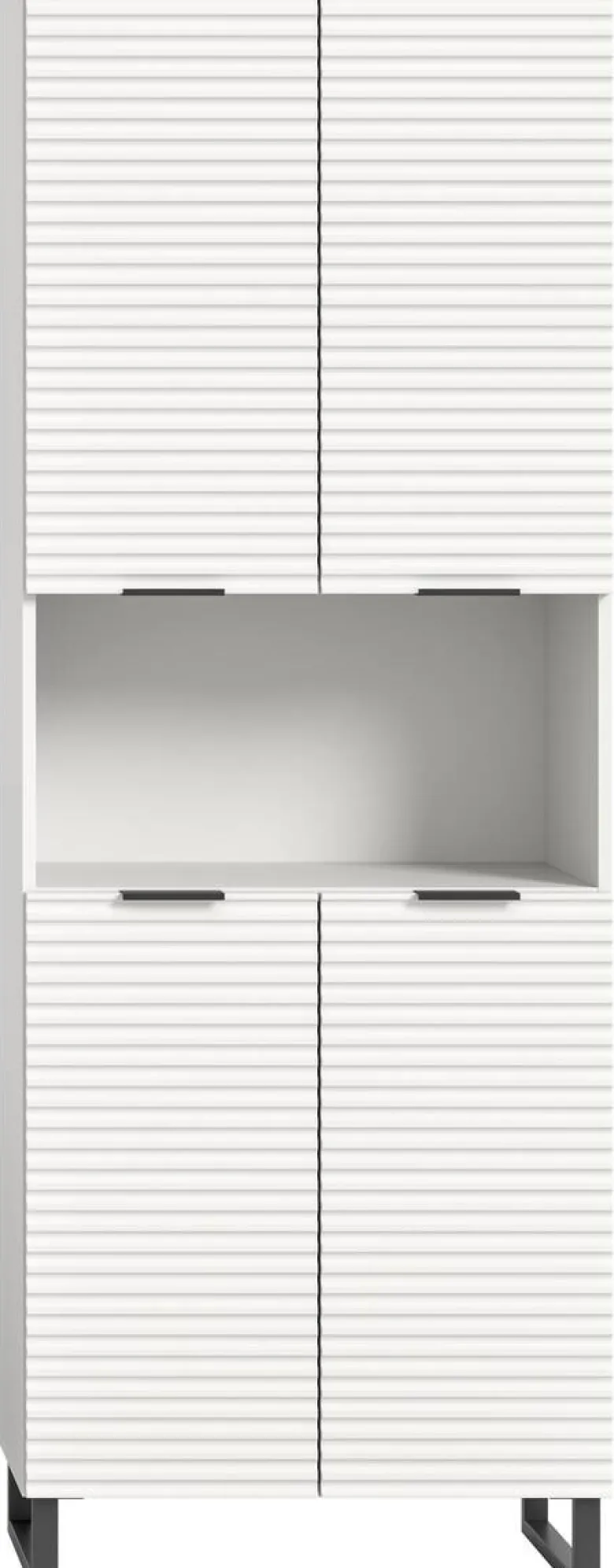 Hochschrank Riff weiß B/H/T: ca. 70x193x34 cm