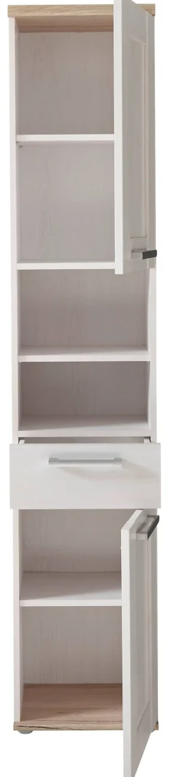 Hochschrank Romance Sibiu Lärche Nachbildung Eiche San-Remo Nachbildung B/H/T: ca. 38x190x32 cm