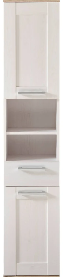 Hochschrank Romance Sibiu Lärche Nachbildung Eiche San-Remo Nachbildung B/H/T: ca. 38x190x32 cm