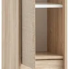 Hochschrank Sander Eiche Nachbildung B/H/T: ca. 30,2x164,5x33 cm
