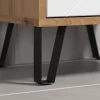 Hochschrank Touch Eiche Artisan Nachbildung weiß matt B/H/T: ca. 36x191x29 cm