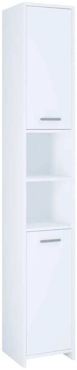 Hochschrank Zalo weiß B/H/T: ca. 30x180x30 cm