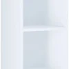Hochschrank Zalo weiß schwarz B/H/T: ca. 30x180x30 cm