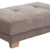 Hocker beige Microfaser B/H/T: ca. 144x46x99 cm