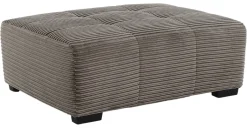 Hocker dunkelgrau Microfaser B/H/T: ca. 119x47x100 cm