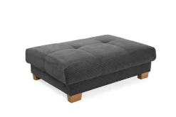 Hocker grau Microfaser B/H/T: ca. 144x46x99 cm