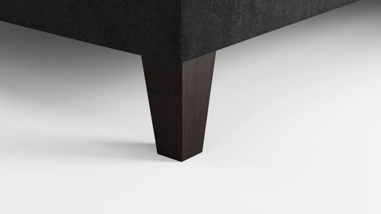 Hocker grau schwarz B/H/T: ca. 108x45x76 cm