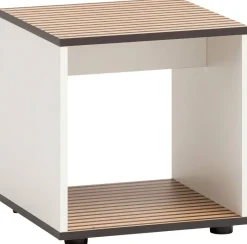 Hocker Katta weiß Lack matt B/H/T: ca. 40x42x40 cm