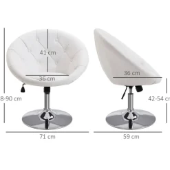 Hocker 833-357WT weiß