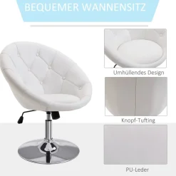 Hocker 833-357WT weiß