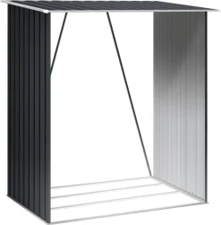 HOGGAR Feuerholzschrank Lerum anthrazit B/H/T: ca. 166x154x83 cm