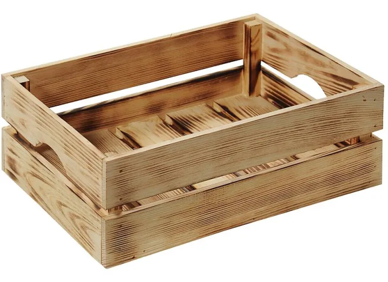Holzkiste braun Kiefer B/H/L: ca. 30x15x40 cm