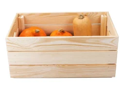 Holzkiste Valloni M natur natur Holz B/H/L: ca. 31,5x23x51 cm