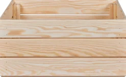 Holzkiste Valloni M natur natur Holz B/H/L: ca. 31,5x23x51 cm