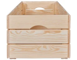Holzkiste Valloni M natur natur Holz B/H/L: ca. 31,5x23x51 cm