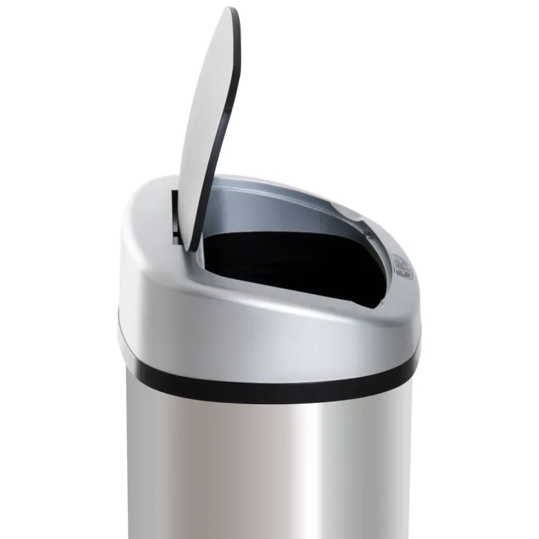 HOMCOM Abfalleimer silber B/H/L: ca. 28,9x68x40,9 cm