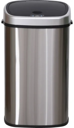HOMCOM Abfalleimer silber B/H/L: ca. 28,9x68x40,9 cm