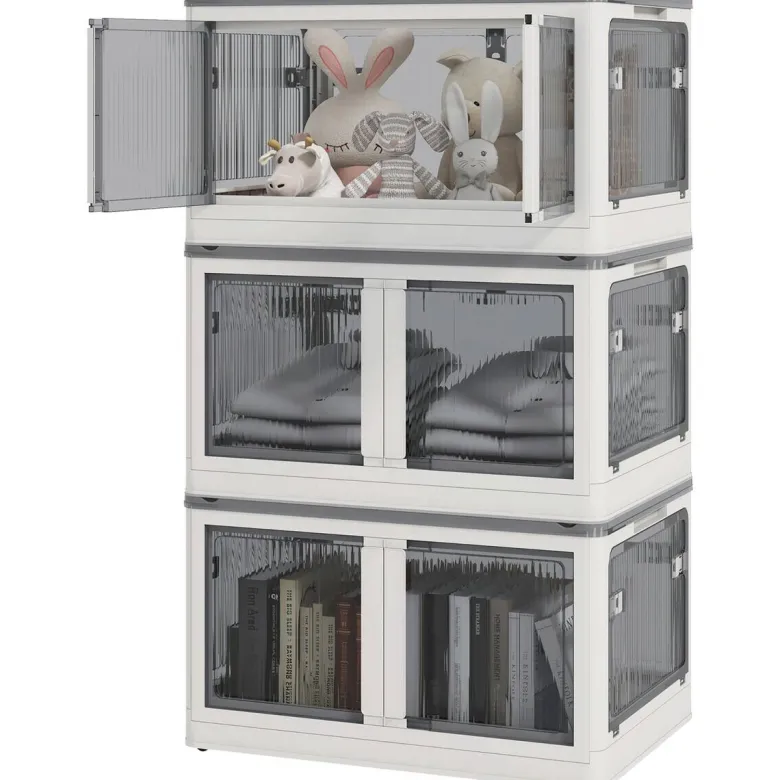 HOMCOM Aufbewahrungsbox weiß B/H/L: ca. 42x60x34 cm