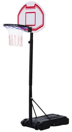 HOMCOM Basketballkorb schwarz B/H/L: ca. 73x210x74 cm