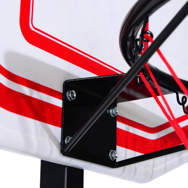 HOMCOM Basketballkorb schwarz B/H/L: ca. 73x210x74 cm