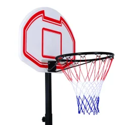HOMCOM Basketballkorb schwarz B/H/L: ca. 73x210x74 cm
