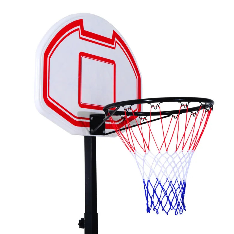 HOMCOM Basketballkorb schwarz B/H/L: ca. 73x210x74 cm