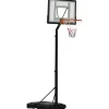 HOMCOM Basketballkorb schwarz B/H/L: ca. 60x90x310 cm