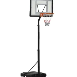 HOMCOM Basketballkorb schwarz B/H/L: ca. 60x90x310 cm