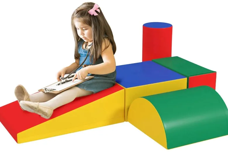 HOMCOM Bausteinset B/H/L: ca. 40,6x20,3x40,6 cm