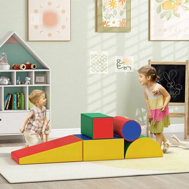 HOMCOM Bausteinset B/H/L: ca. 40,6x20,3x40,6 cm