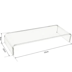 HOMCOM Bildschirmständer MHA2-0075 transparent