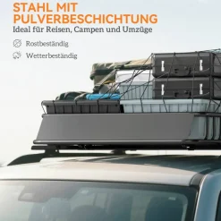 HOMCOM Dachträger B/H/L: ca. 99,5x18,5x110,5 cm