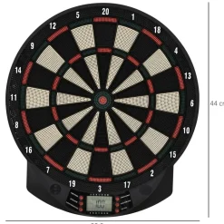 HOMCOM elektrische Dartscheibe B/H/T: ca. 39,5x44x2,2 cm