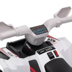 HOMCOM Elektroauto für Kinder weiß B/H/L: ca. 41,5x48,5x70 cm