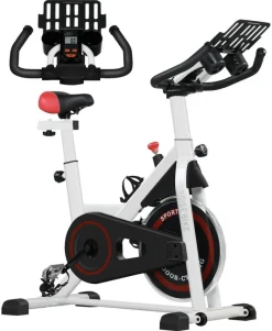 HOMCOM Ergometer schwarz Stahl B/H/L: ca. 53x114x103 cm