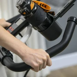 HOMCOM Ergometer schwarz Stahl B/H/L: ca. 53x114x103 cm