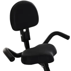 HOMCOM Fahrradtrainer schwarz Stahl