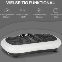 HOMCOM Fitness-Gerät schwarz weiß Edelstahl Kunststoff Polypropylen B/H/L: ca. 40x73x13 cm