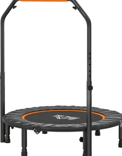 HOMCOM Fitness-Trampolin schwarz B/H/L: ca. 102x123x102 cm